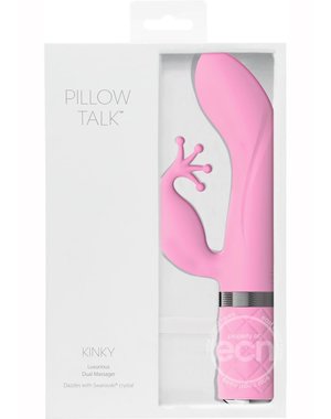 BMS PRODUCT PILLOW TALK KINKY RECHARGEABLE SILICONE VIBRATOR