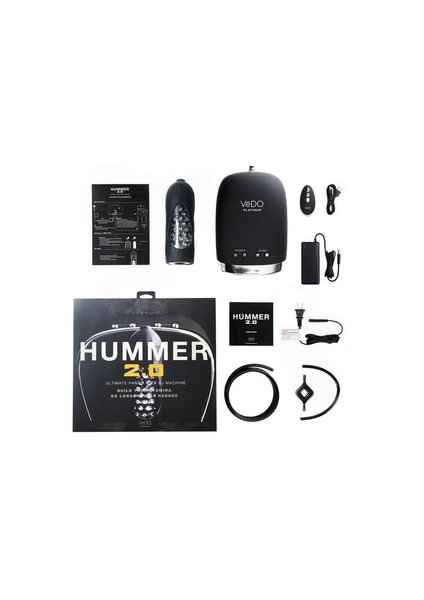 VEDO TOYS SAVVY THE HUMMER 2.0 BJ MACHINE RECHARGEABLE MASTURBATOR WITH REMOTE CONTROL