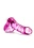 BLUSH NOVELTIES NATURALLY YOURS VIBRATING DING DONG DILDO 6.5" PINK