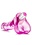 BLUSH NOVELTIES NATURALLY YOURS VIBRATING DING DONG DILDO 6.5" PINK