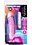 BLUSH NOVELTIES NATURALLY YOURS VIBRATING DING DONG DILDO 6.5" PINK