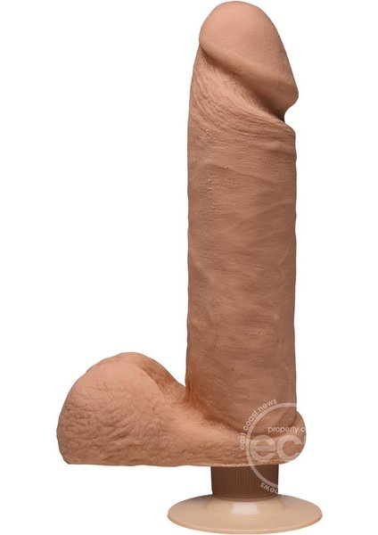 Doc Johnson THE D PERFECT D ULTRASKYN VIBRATING 8" TAN