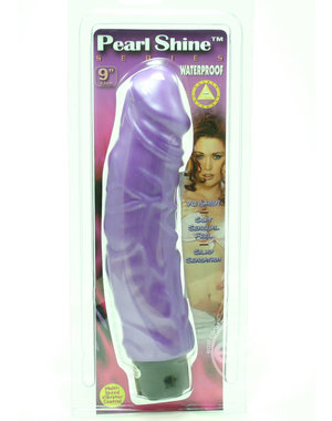 GOLDEN TRIANGLE PEARL SHINE VIBRATING 9" LAVENDER