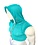 KNOBS KNOBS HOODED MESH CROP TOP SKY BLUE