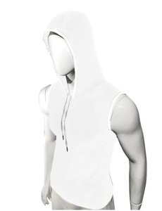 KNOBS KNOBS HOODED MESH TANK WHITE