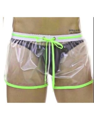 KNOBS KNOBS PLASTIC SHORTS W/ LIME TRIM