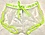 KNOBS KNOBS PLASTIC SHORTS W/ LIME TRIM