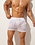 KNOBS KNOBS REVEAL SEE THRU SHORTS WHITE