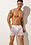 KNOBS KNOBS REVEAL SEE THRU SHORTS WHITE