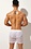 KNOBS KNOBS REVEAL SEE THRU SHORTS WHITE