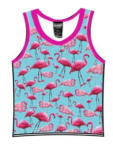 KNOBS KNOBS FLAMINGO SPORTS MESH TANK
