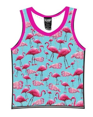 KNOBS KNOBS FLAMINGO SPORTS MESH TANK