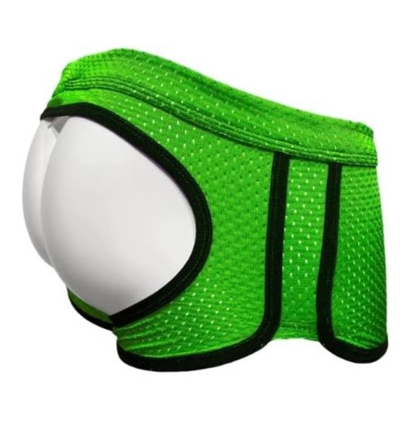 KNOBS KNOBS SPORTS MESH ASSLESS SHORTS LIME GREEN