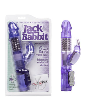 CalExotics JACK RABBIT BEADED RABBIT VIBRATOR PURPLE
