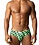 NASTY PIG NASTY PIG NEON BRANDMARK BIKINI NEON GREEN