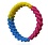 RAINBOW PANSEXUAL PRIDE SILICONE CHAIN LINK BRACELET