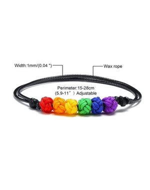 RAINBOW RAINBOW KNOTS BRACELET