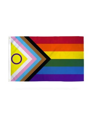 FLYING MONKEE INCLUSIVE RAINBOW POLYESTER FLAG 2' X 3'