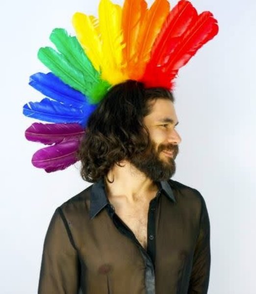 RAINBOW RAINBOW FEATHER MOHAWK