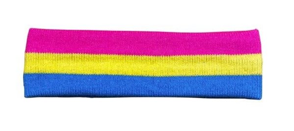 RAINBOW PANSEXUAL PRIDE TERRY CLOTH HEADBAND