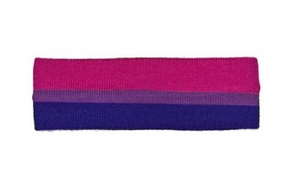 RAINBOW BI PRIDE TERRY CLOTH HEADBAND