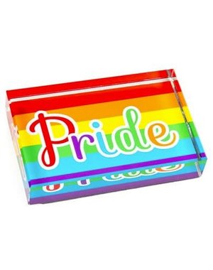  RAINBOW PRIDE PAPER WEIGHT