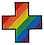 YUJEAN RAINBOW CROSS PATCH