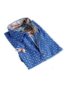 SUGAR SUGAR SHIRTS DELANO-S BUTTON UP ROYAL