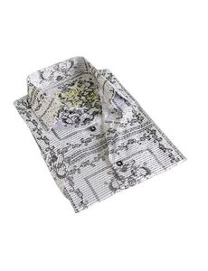 SUGAR SUGAR SHIRTS SAFI-S BUTTON UP SHORT SLEEVE FROST