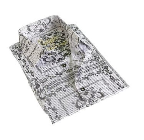 SUGAR SUGAR SHIRTS SAFI-S BUTTON UP SHORT SLEEVE FROST