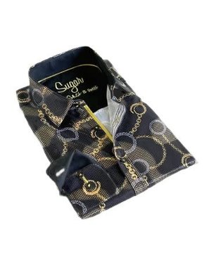 SUGAR SUGAR SHIRTS TANGIER LONG SLEEVE BUTTON UP COPPER