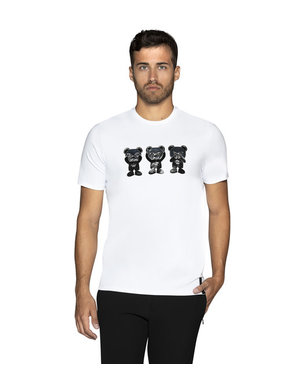 BERTIGO BERTIGO THREE BEARS WHITE T SHIRT