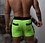 BREEDWELL BREEDWELL BACKPACK SHORTS NEON GREEN