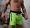 BREEDWELL BREEDWELL BACKPACK SHORTS NEON GREEN