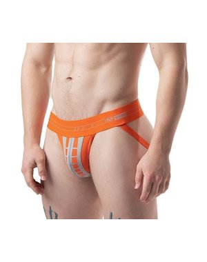 NASTY PIG NASTY PIG JOLT JOCK STRAP FLAME ORANGE