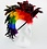 ZUCKER ZUCKER RAINBOW FEATHER MOHAWK