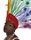 ZUCKER ZUCKER MAJESTIC RAINBOW PEACOCK COLLAR HEADDRESS