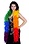 ZUCKER ZUCKER CHANDELLE RAINBOW FEATHER BOA