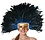 ZUCKER ZUCKER FEATHER HEADDRESS & REMOVABLE MASK SHOCKING PINK