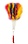 ZUCKER ZUCKER MARABOU RAINBOW FEATHER FAN