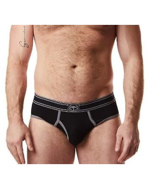 NASTY PIG NASTY PIG LAUNCH Y-FRONT BRIEF BLACK