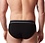 NASTY PIG NASTY PIG LAUNCH Y-FRONT BRIEF BLACK