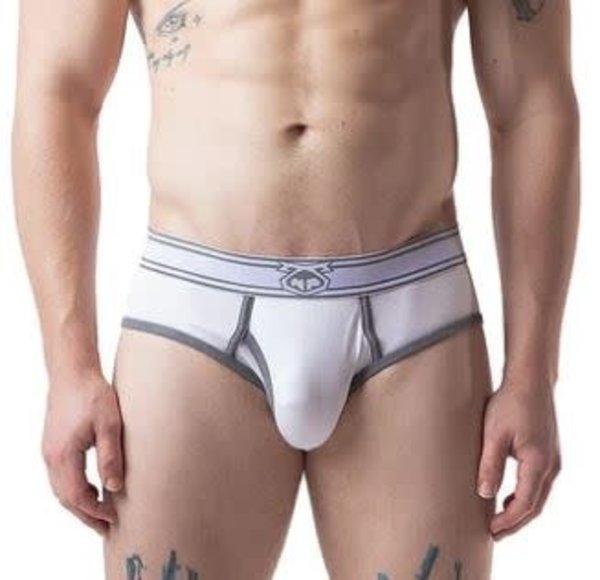 NASTY PIG NASTY PIG LAUNCH Y-FRONT BRIEF WHITE