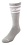 NASTY PIG NASTY PIG HOOK'D UP SPORT SOCKS LIGHT HEATHER GREY/WHITE