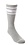 NASTY PIG NASTY PIG HOOK'D UP SPORT SOCKS LIGHT HEATHER GREY/WHITE