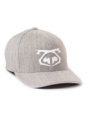 NASTY PIG NASTY PIG SNOUT 2 TONE CAP LIGHT HEATHER GREY/WHITE