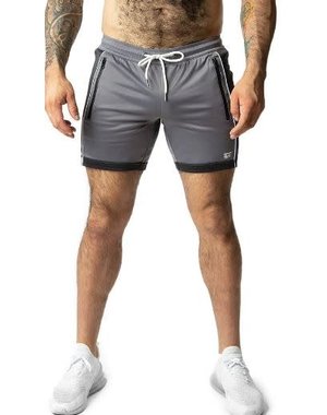NASTY PIG NASTY PIG TREK RUGBY SHORT GREY