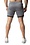 NASTY PIG NASTY PIG TREK RUGBY SHORT GREY