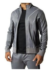 NASTY PIG NASTY PIG TREK TRACK JACKET GREY