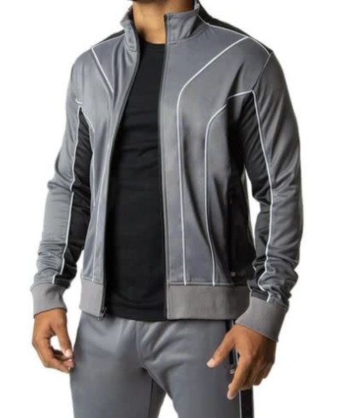 NASTY PIG NASTY PIG TREK TRACK JACKET GREY